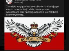 Tusk mści się na kibicach? Skandaliczna decyzja policji, zabronili wnieść patriotyczną oprawę na mecz Polska-Holandia