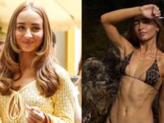 Ponętna Angelika Mucha usadowiła się na skale, prężąc smukłe ciało w bikini (FOTO)