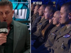 Żołnierze pojawili się na gali KSW. Tak zostali przywitani