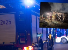 Tragiczna noc w Krosnej. Jedna osoba nie żyje, trzy są w szpitalu