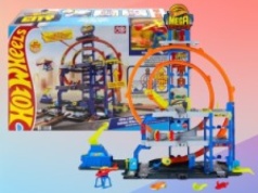Hot Wheels Mega Garaż GIGAPĘTLA Tor wyścigowy. Zestaw od 234 zł w polskich sklepach
