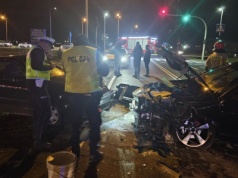 Uwaga! Wolsztyn: Poważny wypadek na DK32! Trzy osoby trafiły do szpitala – Droga całkowicie zablokowana