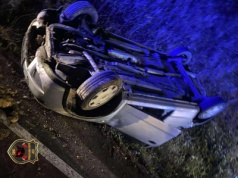Stracił panowanie nad pojazdem. Wszystkie służby na miejscu