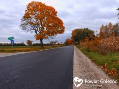 Droga powiatowa w Lednogórze po remoncie. Inwestycja za ponad pół miliona złotych