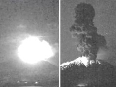 Działo się w nocy. Erupcja wulkanu, zakłócone loty w Japonii