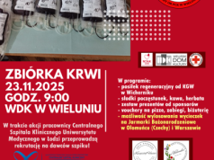 W niedzielę zbiórka krwi – zaprasza Klub HDK PCK Wieluń