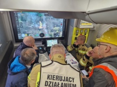 Dogasa płomień po wycieku gazu. Służby kończą akcję na Ludwinowie (ZDJĘCIA)