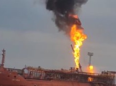 Rosyjski atak na Izmaił. Płonie turecki tankowiec