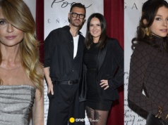 Celebrytki na pokazie Zienia. Maria Dębska wybrała skórę, Aneta Kręglicka w mini