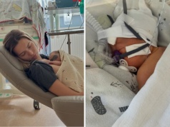 Sandra Kubicka wspomina narodziny syna. 