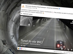 Niecodzienna sytuacja w tunelu. Cała Polska ogląda ich "wyczyn", a GDDKiA apeluje. "Odwagi"