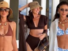Klaudia Halejcio walczy o tytuł niestrudzonej bikiniary i wygina się w odważnie wyciętych kostiumach (WIDEO)