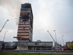 Symbol Zagrzebia w ogniu. Trudne zadanie dla strażaków