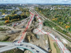 Węzeł Grębałów: kierowcy pojadą od dziś nową trasą