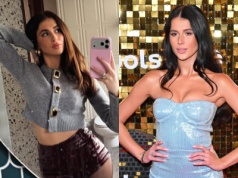 Węgiel pokazała łazienkę. Uwagę zwracają brudne lustro oraz wystrój. Takiego nie spotyka się często