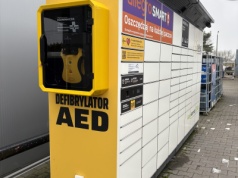 Stacja Helpbox 365 wyposażona w defibrylator AED stanęła w Wąbrzeźnie