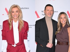 Rozenek w najmodniejszym kolorze sezonu. Wojciechowska ciekawie ograła czerwień