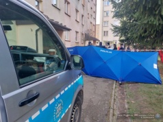 Zabił matkę, później zaatakował funkcjonariuszy. Agresywny mężczyzna zastrzelony