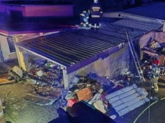 Spłonął garaż w Świerzawie. Policja zatrzymała podpalacza