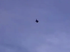 To dźwięk wydawany przez ukraiński F-16 ścigający rosyjski pocisk manewrujący Ch-101