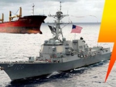 Okręt USA zablokował i zmusił do ucieczki rosyjski statek!