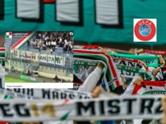 Legia ukarana przez UEFA za transparent o Wołyniu!