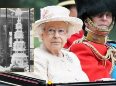 Dekadencki tort ślubny Elżbiety II mierzył prawie trzy metry. Jedno piętro zjedli dopiero po roku