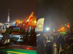 Rolnicy wybierają się na Jasną Górę. 