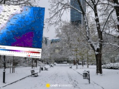 Śnieżna strefa dotarła nad Mazowsze. Wiemy, ile śniegu spadnie w Warszawie