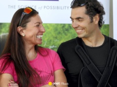 Justyna Kowalczyk i Kacper Tekieli byli nierozłączni. 