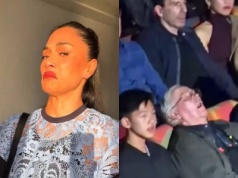 Zasnął na koncercie Nicole Scherzinger, a wszystko się nagrało. Reakcja wokalistki to hit!