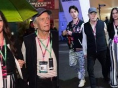 Catherine Zeta-Jones i Michael Douglas też wpadli na Grand Prix w Las Vegas. Zabrali ze sobą 25-letniego syna (ZDJĘCIA)