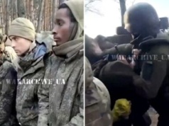 Ukraińców poniosły nerwy! Jeńcy dostali w mordę (WIDEO)