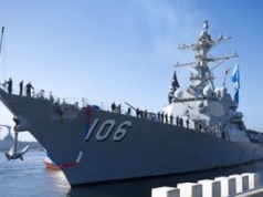 Amerykański niszczyciel zablokował trasę rosyjskiego tankowca