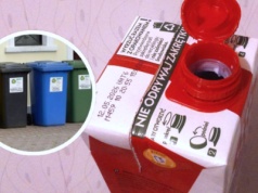 Nie wyrzucaj kartonu po mleku do tego kosza. Polacy wciąż się mylą