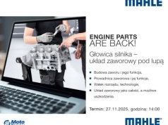 Szkolenie online MAHLE: Głowica silnika – układ zaworowy pod lupą