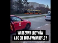 Ursynów. Pomylił trasę i jechał autobusem linii 136 po chodniku. 