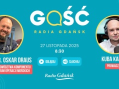 Kmdr ppor. Oskar Draus, polski oficer z Dowództwa Komponentu Morskiego Centrum Operacji Morskich, będzie Gościem Radia Gdańsk