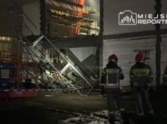 Zawalenie stropu na budowie. Trzy osoby ranne