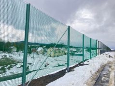 Siatki ochronne dla nietoperzy na S19 w okolicach Dukli