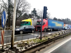 Miał dwa promile alkoholu i jechał bez uprawnień. Kierowcy tira z DK12 grożą 3 lata więzienia