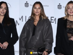 Paulina Krupińska cała na czarno. Anna Lewandowska w skórzanej szarości