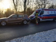 Zderzenie osobówek w Ciechanowie