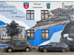 Nowy mural na Mazurach zachwyca… i dzieli mieszkańców. Cena wywołała burzę komentarzy