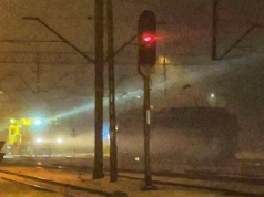 Manewr pociągu zakończony spektakularną awarią