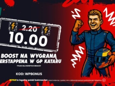 Max wraca do gry! Kurs 10.00 na wygraną Verstappena w Katarze