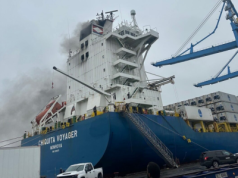 Pożar w maszynowni kontenerowca Chiquita Voyager – czterech członków załogi w szpitalu