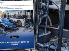 Polskie auto zderzyło się z autobusem. A to wszystko w Holandii. Aż wyleciały szyby!