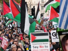 Propalestyńskie protesty w Wielkiej Brytanii. Zatrzymano prawie 100 osób