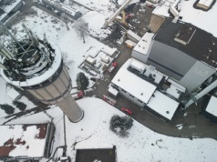 Interwencja strażaków w elektrociepłowni. Andrychów